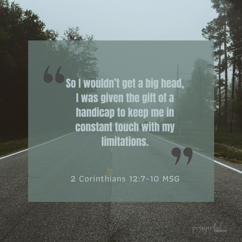 2 Corinthians 12:7-10 Digital Download