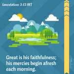 Lamentations 3:23 Digital Download