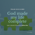 Psalm 18:20-24 Digital Download