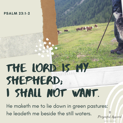 Psalm 23:1-2 Digital Download